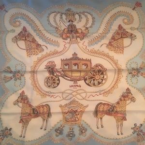 Hermes Paperoles Silk Scarf